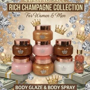 Rich Champagne Collection Body Glaze & Spray